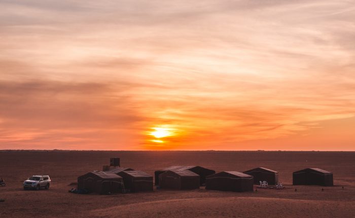 camp du désert de zagora